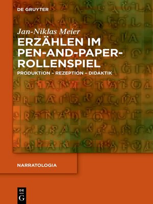 cover image of Erzählen im Pen-and-Paper-Rollenspiel